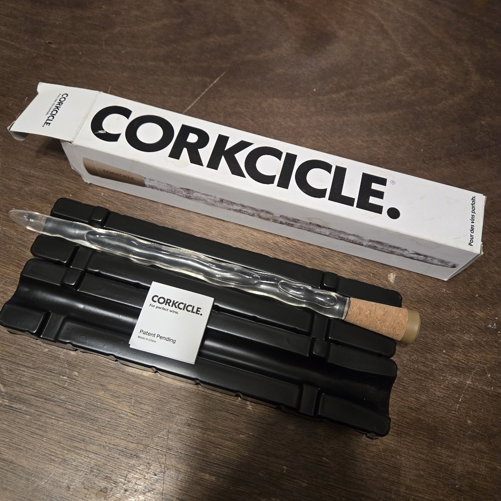Corkcicle Wine Chiller with Cork Top